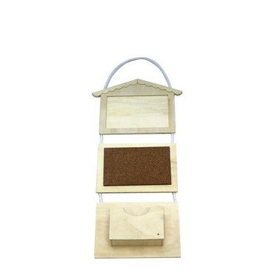 Plywood house frame cork and small box