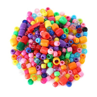 Plastic beads mixed 3 designs,450g
