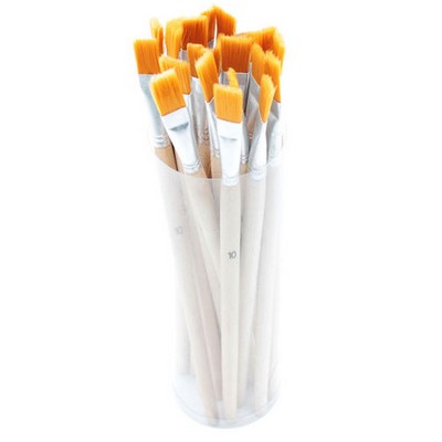 25 brush NO.6 in OPP bags with hanger