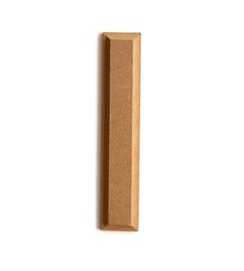 MDF square mezuzah 18/3.5cm(7.09/1.38in) 17 mm(0.67in) with phase and slot in the back