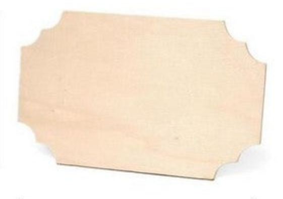 Plywood thickness 6 mm(0.24in) size 18/24cm (7.09/9.45in)