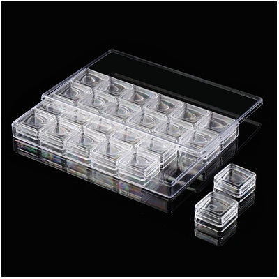 24 plastic boxes(24.358in)