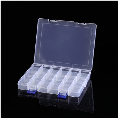 Plastic box for beads 30 cells 21.7/16.8/2.77 cm(8.54/6.61/1.09in)
