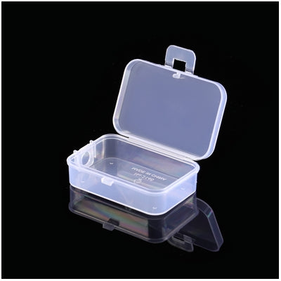 Transparent  plastic box for beads 6.8/4.5/2 cm(2.68/1.77/0.79in)
