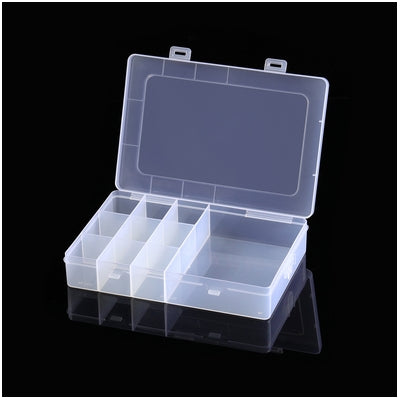 Plastic box for beads 1+10 cells 19.5/13/3.5 cm(7.68/5.12/1.38in)