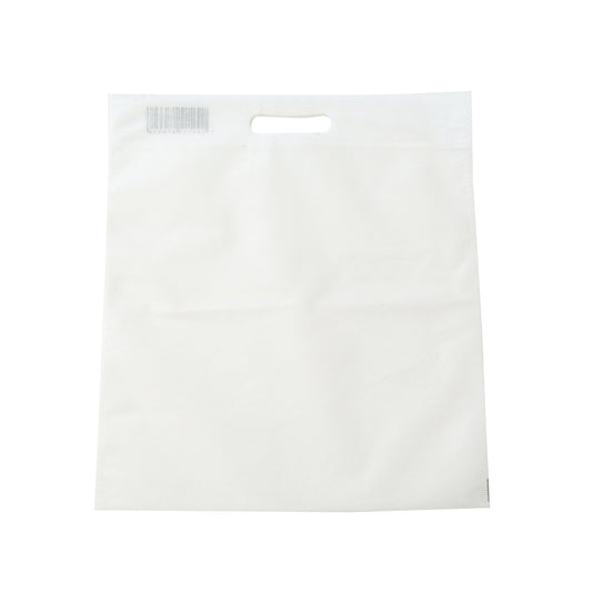 White bag with handles  size: 35/39 cm(13.78/15.35in) thickness 30 grams